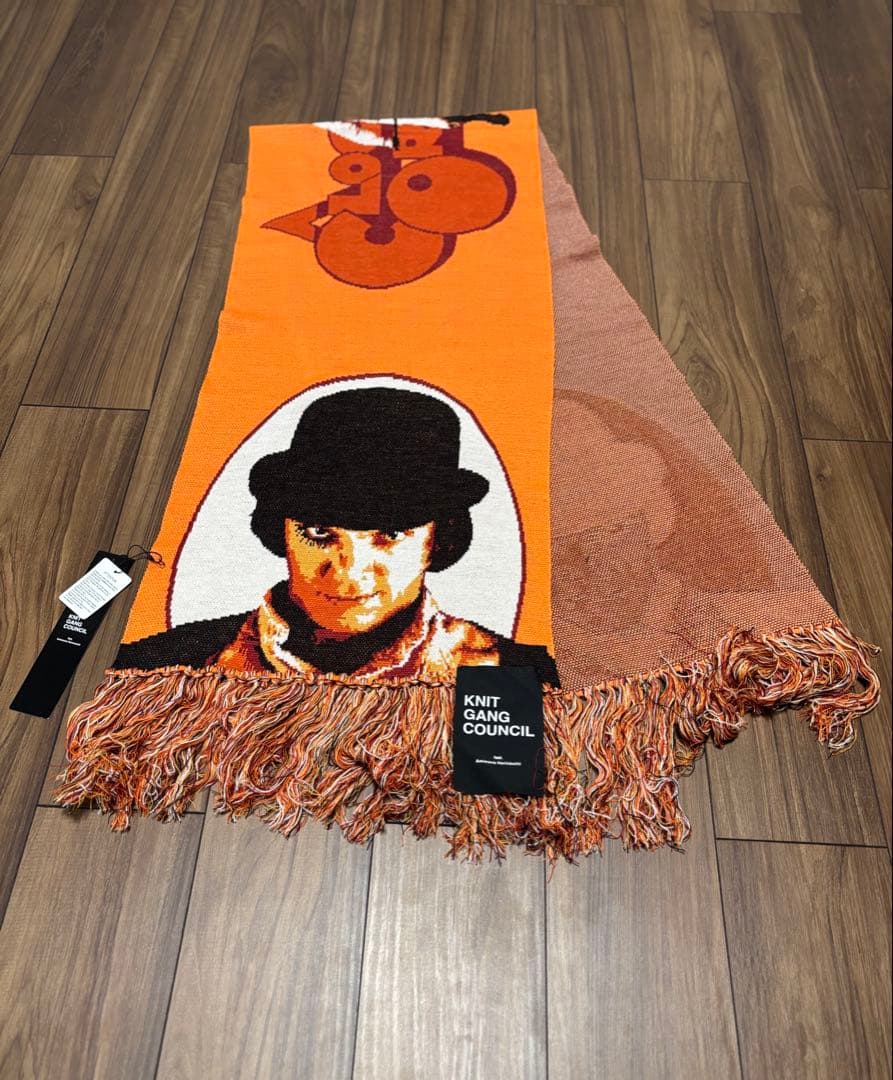時計じかけのオレンジ マフラー KNIT GANG COUNCIL