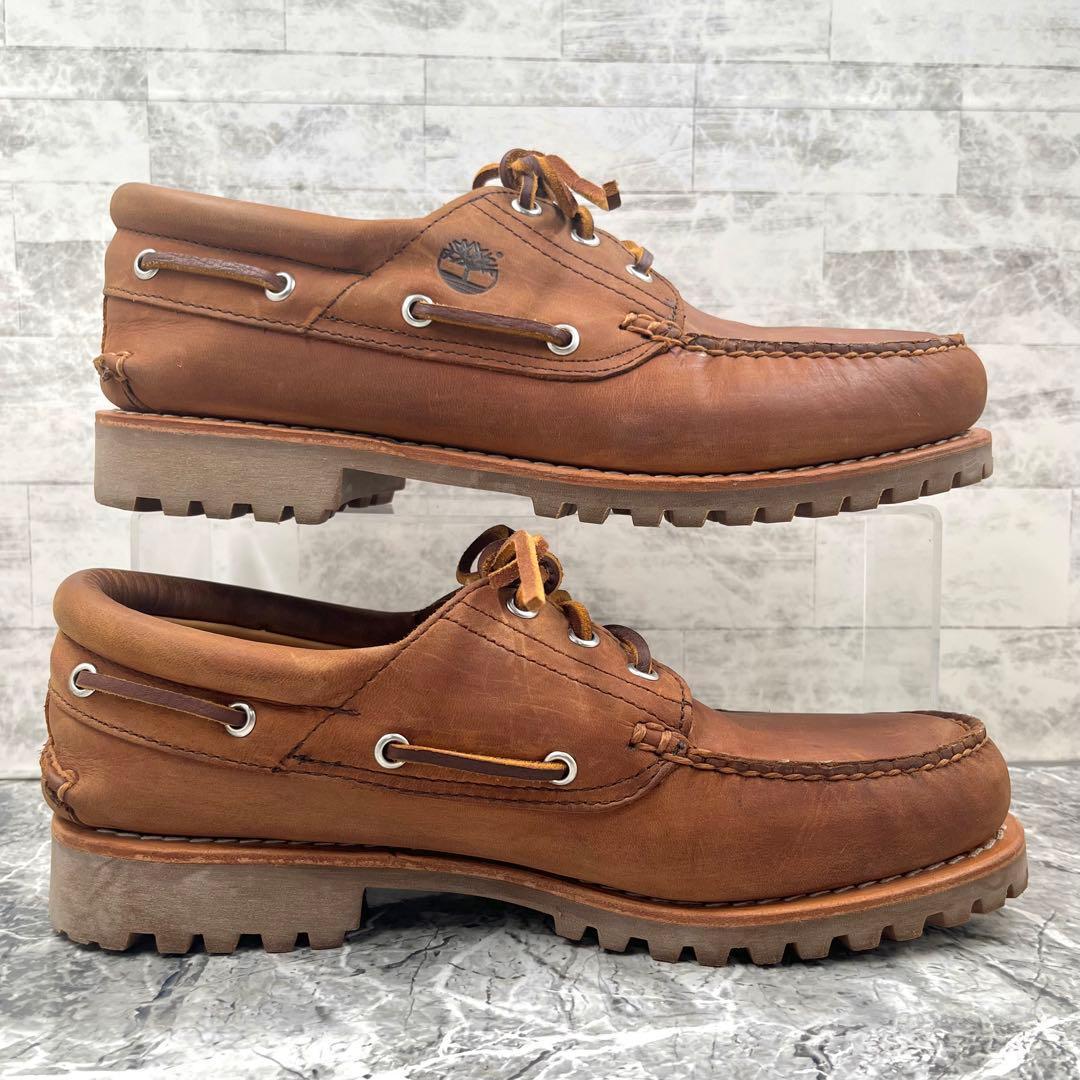 【美品】 ティンバーランド スリーアイ クラシック 27.5cm デッキシューズ