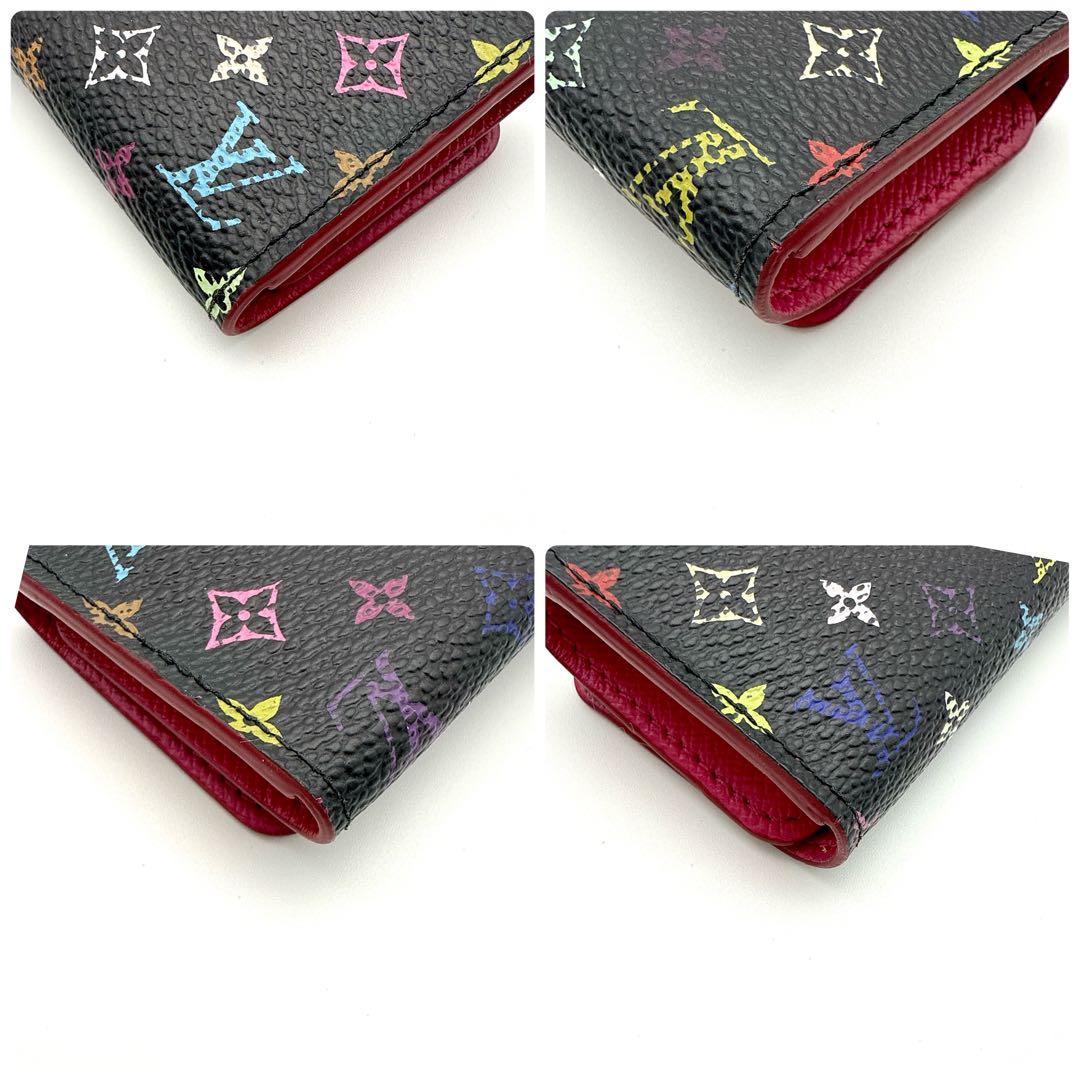 ヴィトン マルチカラー ４連 キーケース ミュルティクレ４ ブラック ビトン