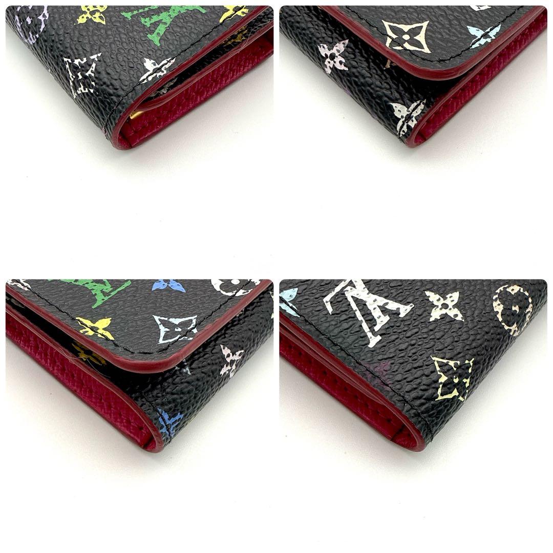 ヴィトン マルチカラー ４連 キーケース ミュルティクレ４ ブラック ビトン