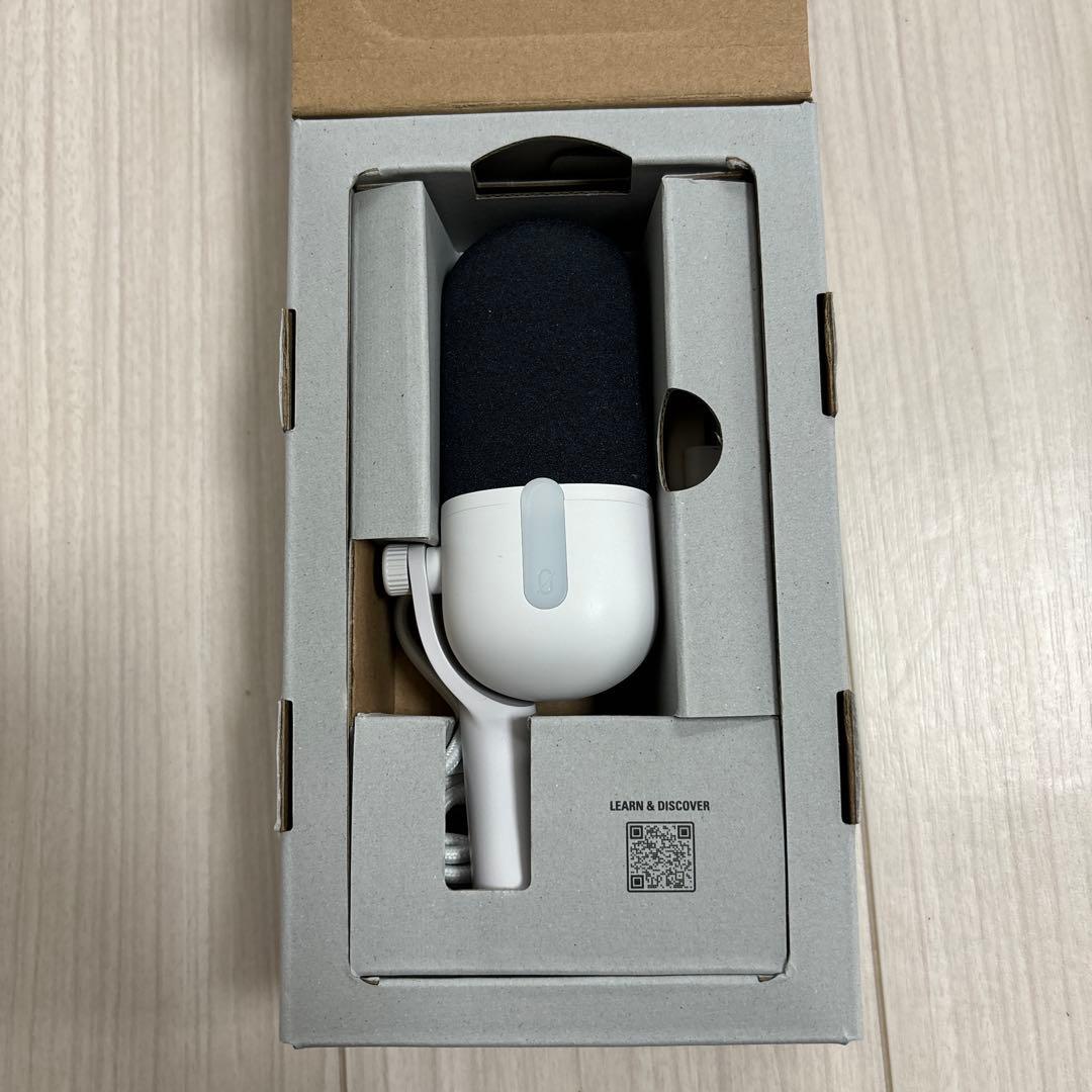 美品　USBコンデンサーマイクElgato Wave Neo ホワイトゲーミング