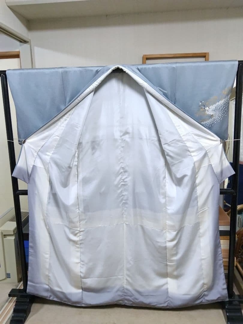 最終値下げ F-295 付け下げ 松 桜 袷 金彩 手刺繍 絞り 正絹 美品