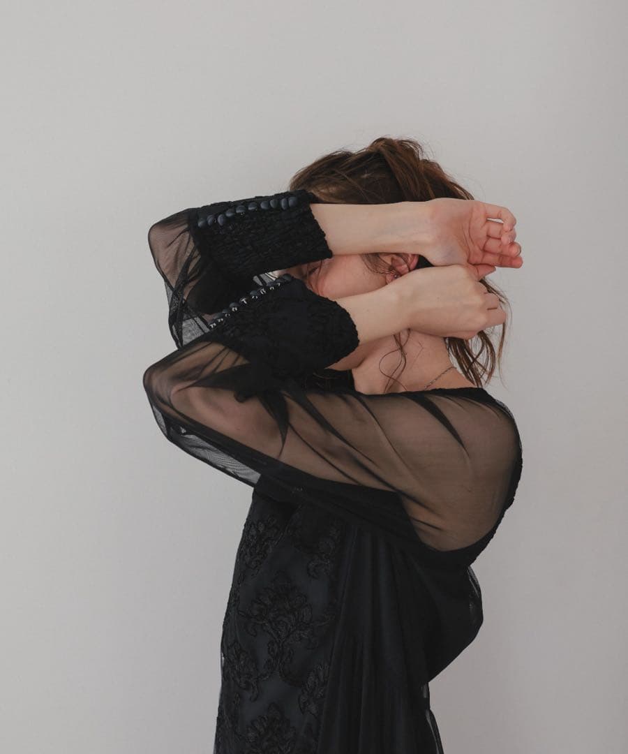 ★新品★ドリードール　モールレースサイドティアードドレス　結婚式　パーティー