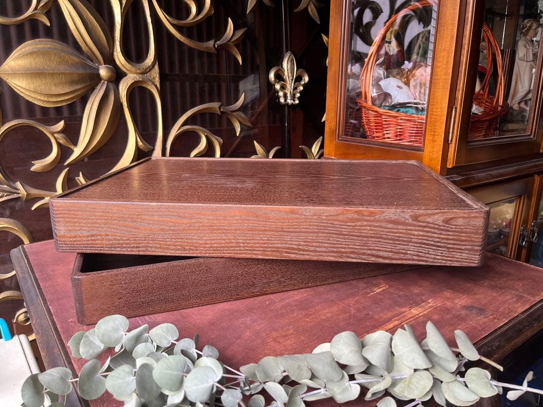 乱箱 欅 乱れ箱 衣裳盆 衣装盆 浴衣入れ 昭和レトロ