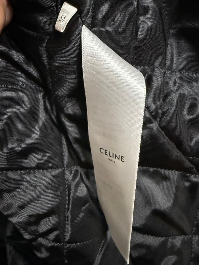 CELINE | CHECKED WOOL HOODED フード付きシャツ