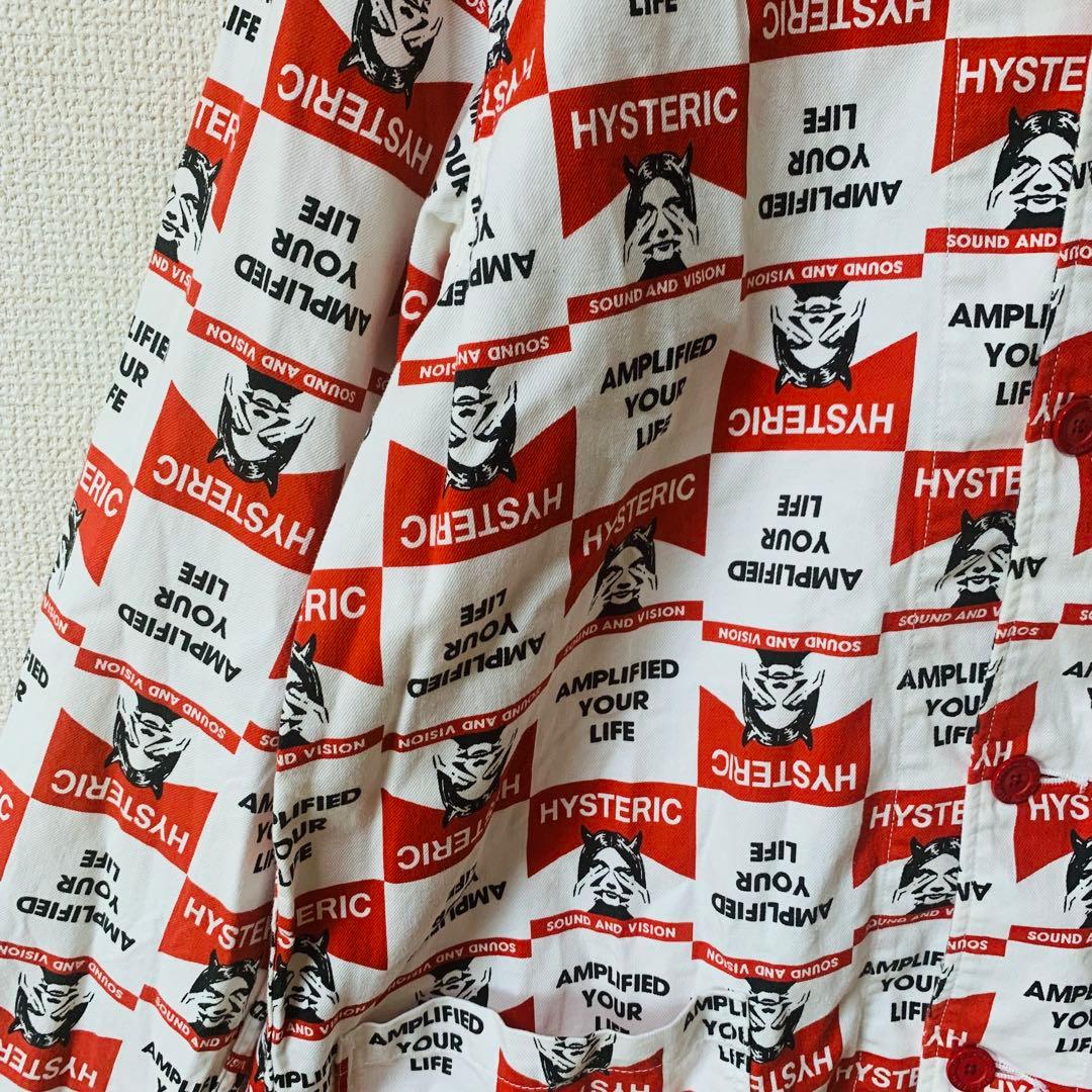 HYSTERIC GLAMOUR カバーオール　総柄 デビルガール　L