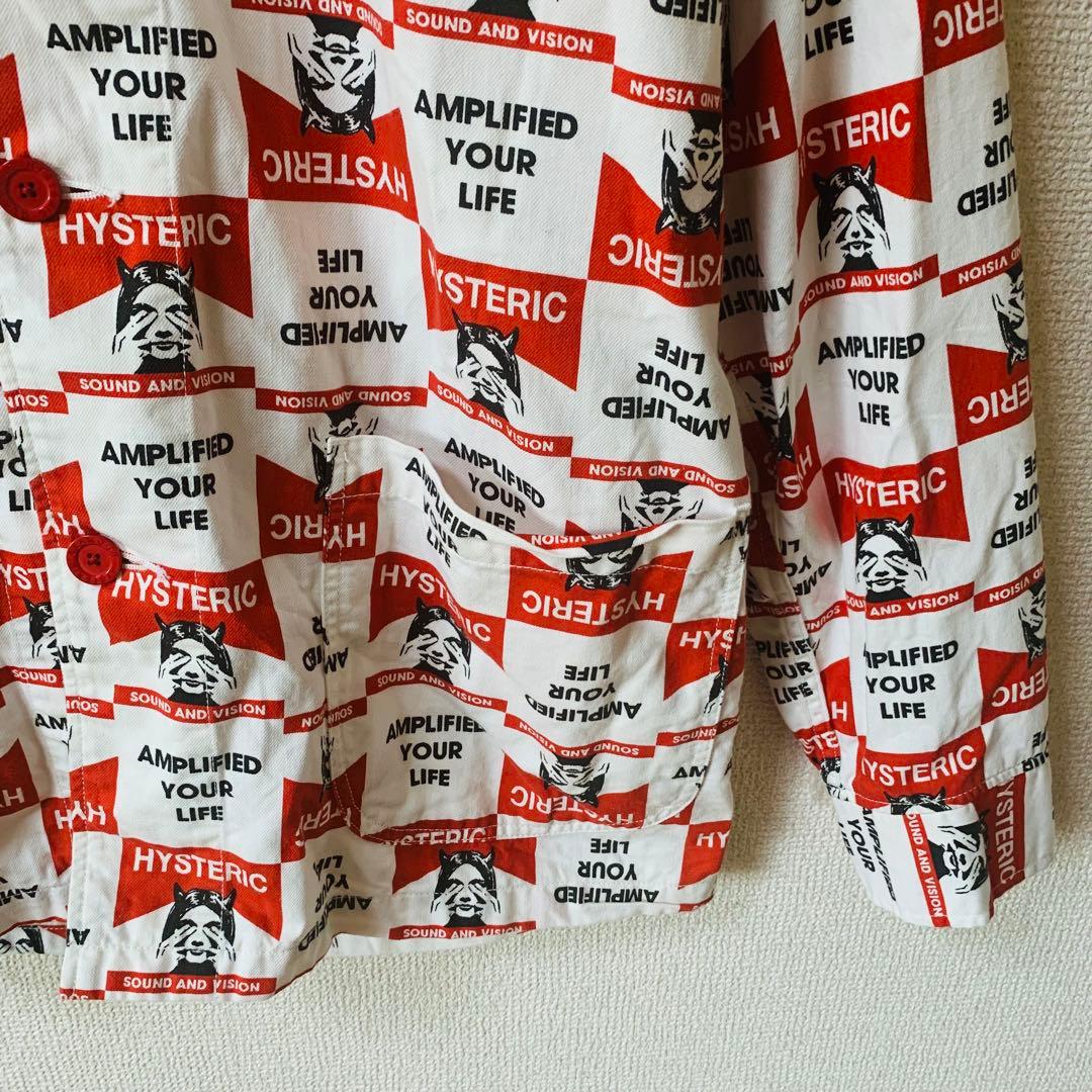 HYSTERIC GLAMOUR カバーオール　総柄 デビルガール　L