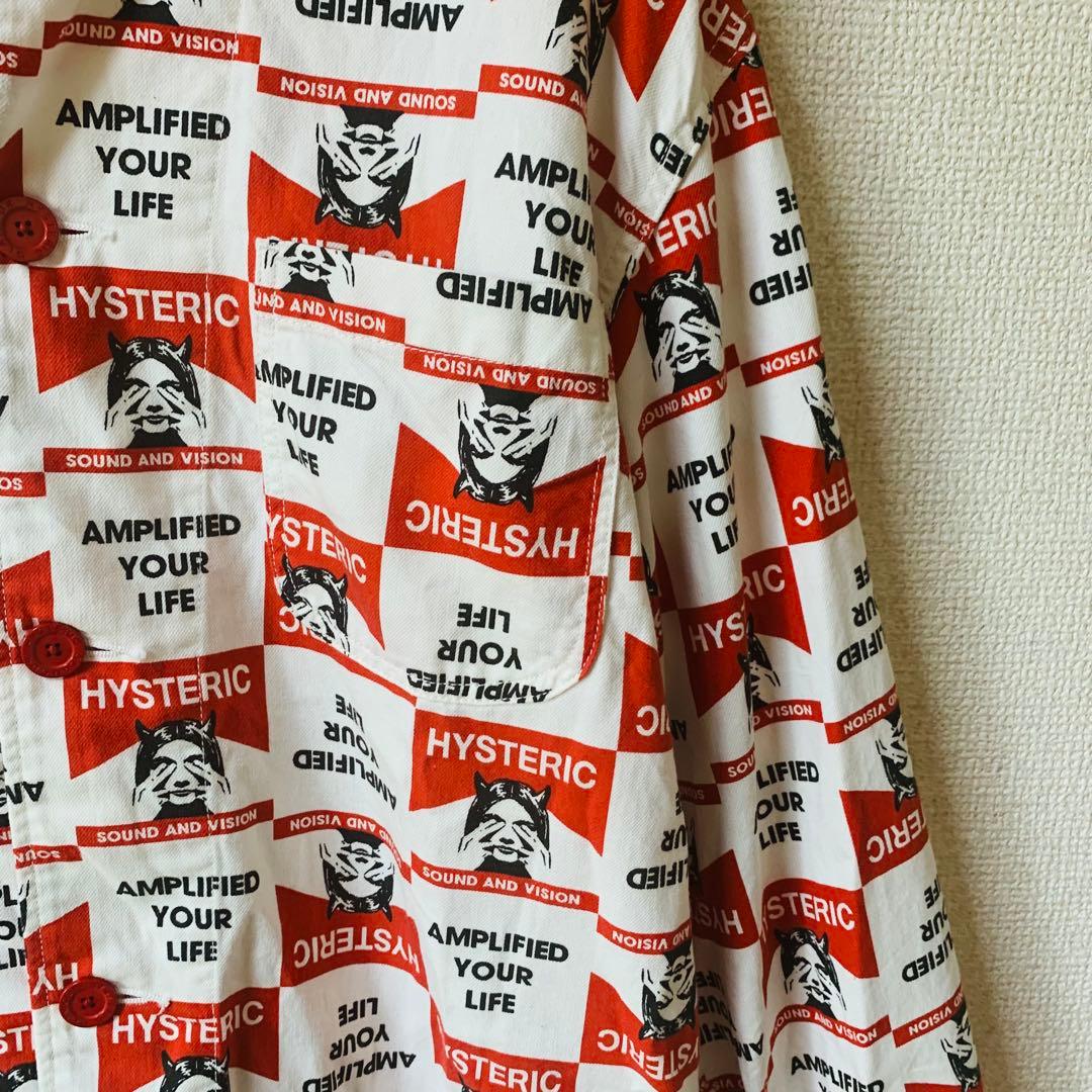 HYSTERIC GLAMOUR カバーオール　総柄 デビルガール　L