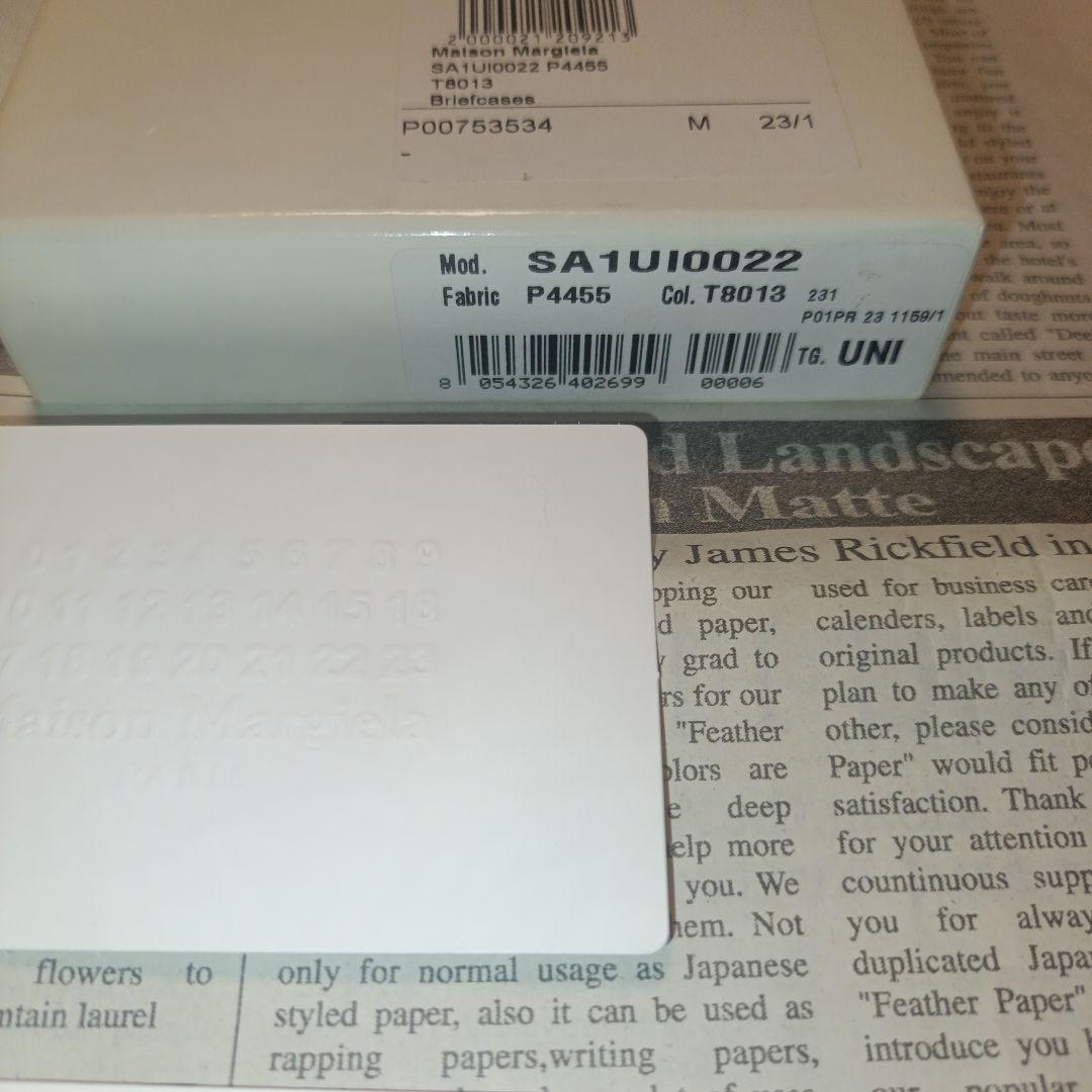 J*9様 【箱付き・中古品】メゾンマルジェラ　 マネークリップ　二つ折り財布　レ