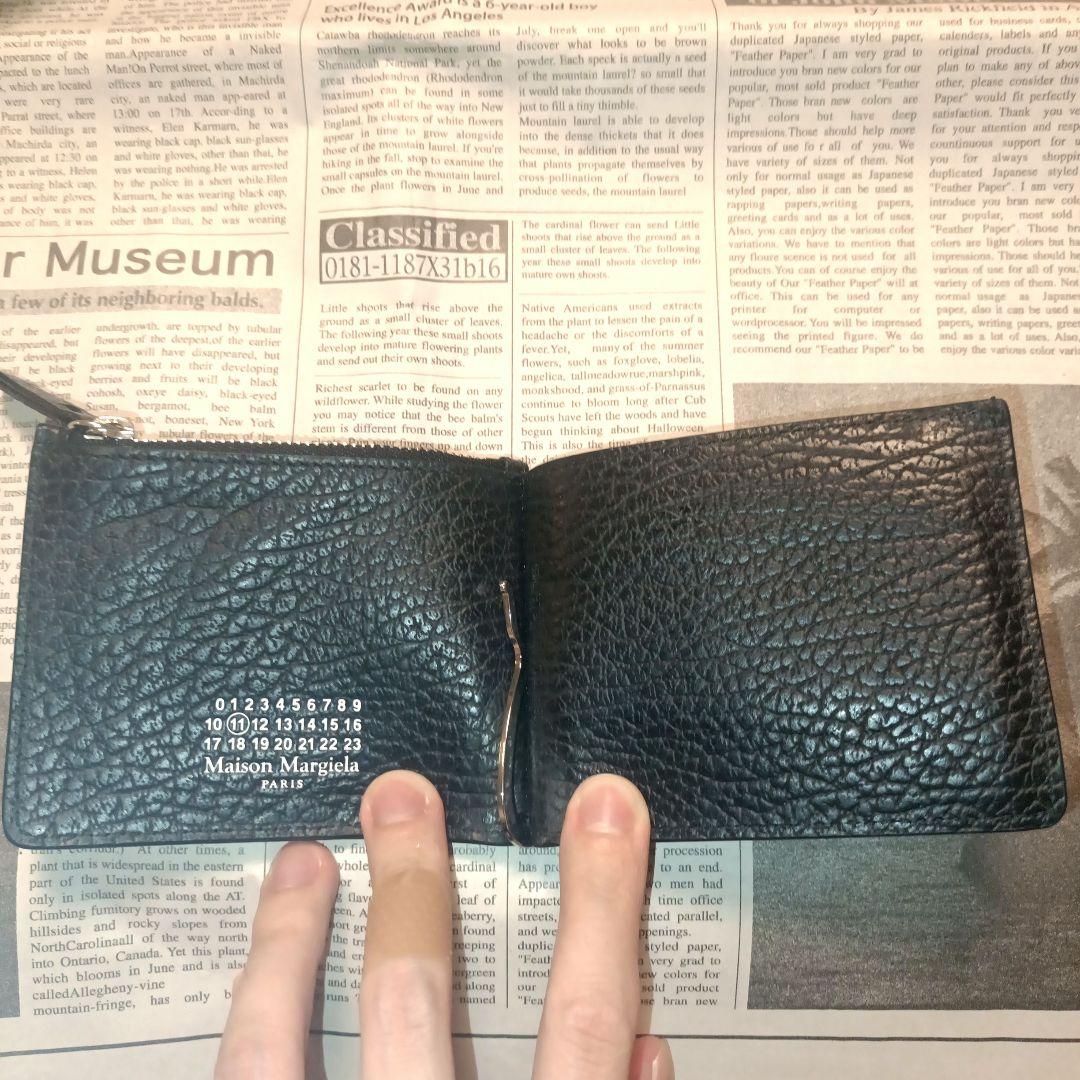 J*9様 【箱付き・中古品】メゾンマルジェラ　 マネークリップ　二つ折り財布　レ