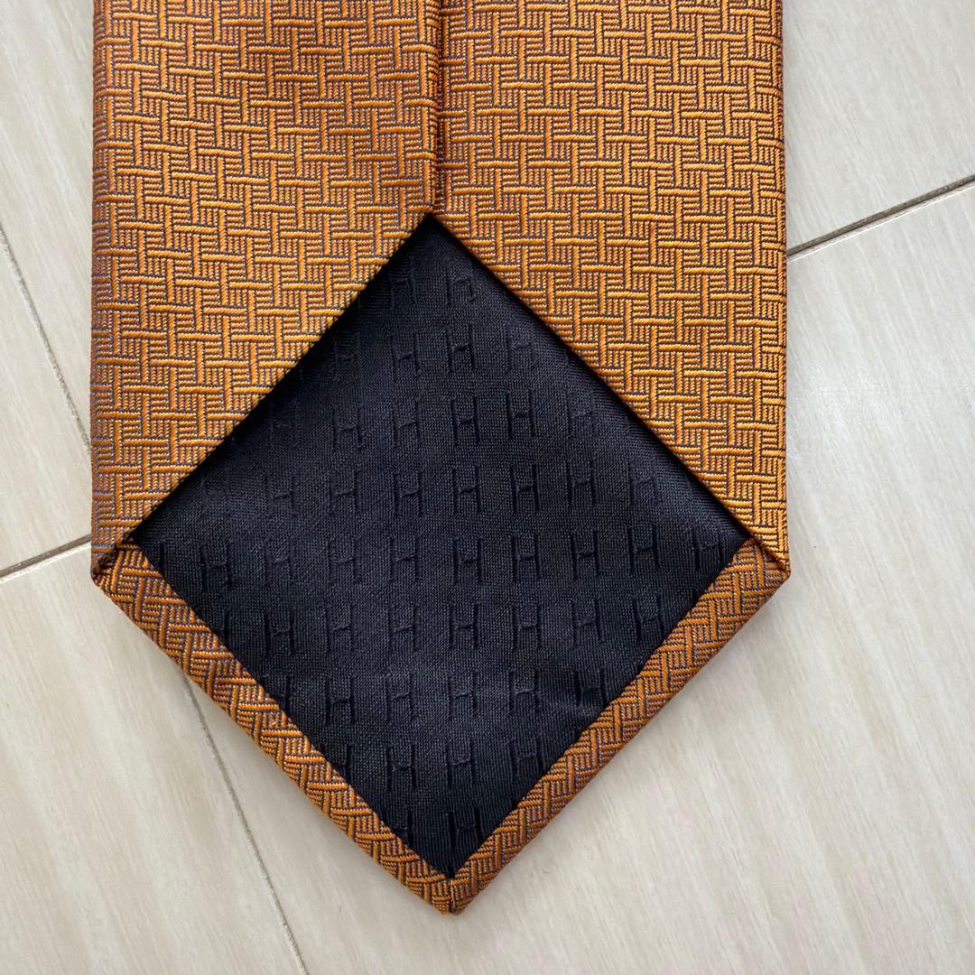 エルメス ネクタイ オレンジ