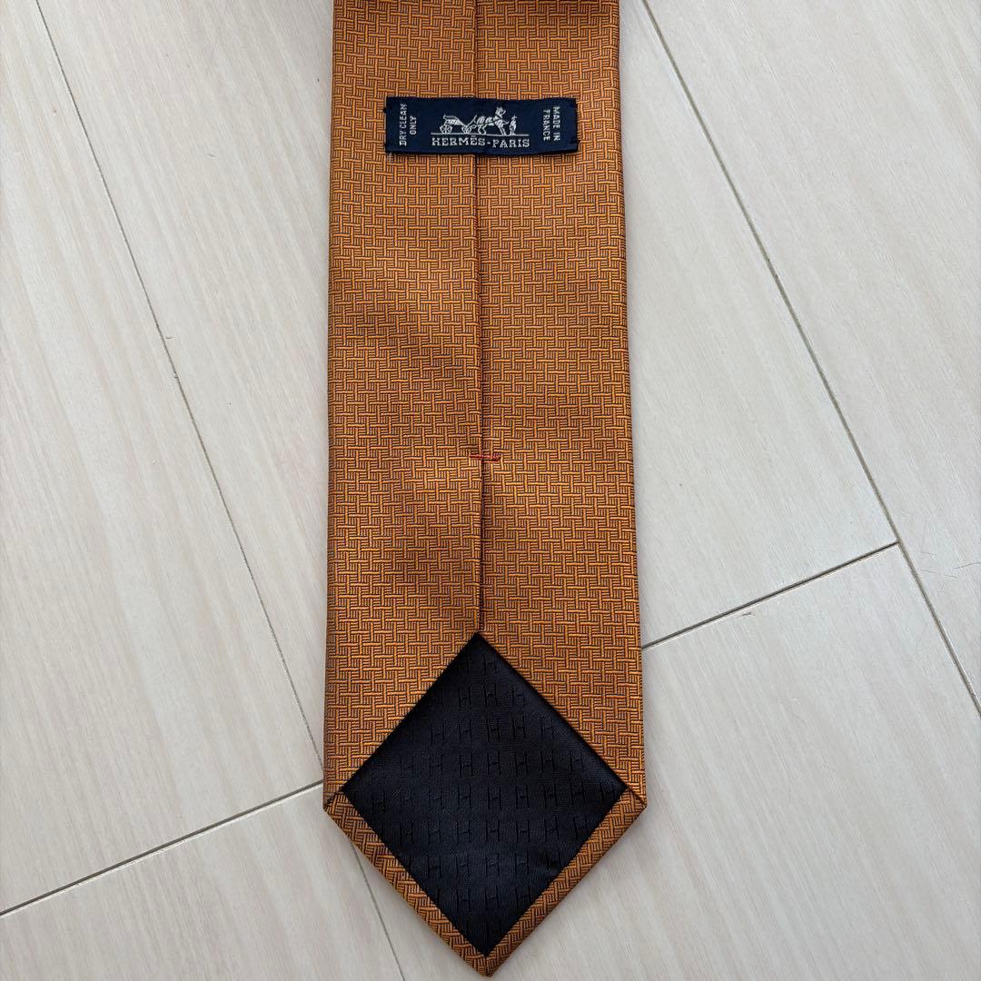 エルメス ネクタイ オレンジ