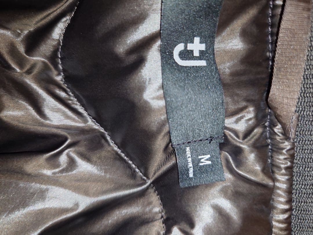 ユニクロ　+J復刻ハイブリッドダウンオーバーサイズMA1　Mサイズ グレイ