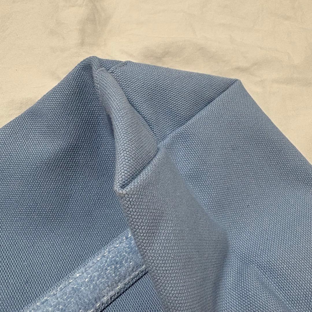 FEILER オールドテディ ワッペン トートバッグ ライトブルー