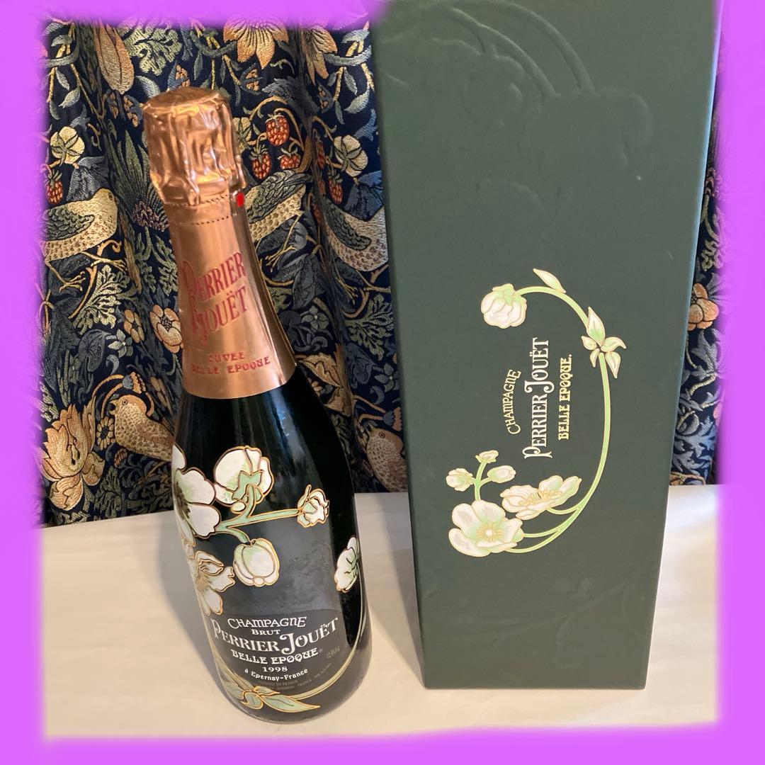 未開栓シャンパン　ペリエ　ジュエ　ベル　エポック1998 年　箱付き