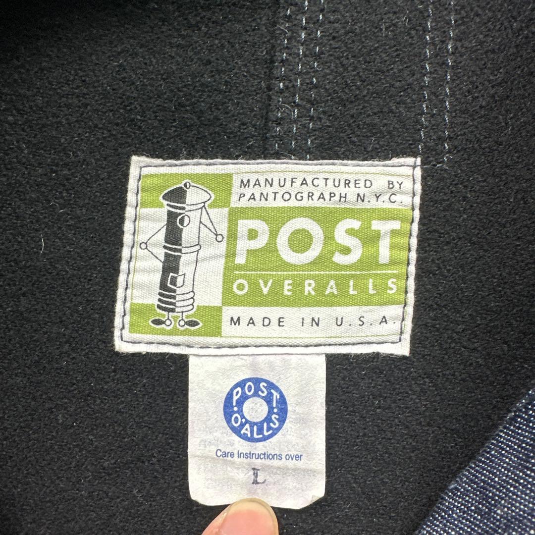 【美品】POST OVERALLS USA製 カバーオール インナー付