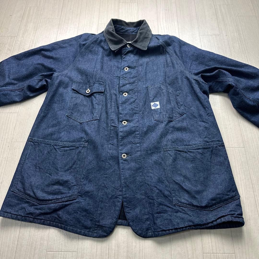 【美品】POST OVERALLS USA製 カバーオール インナー付