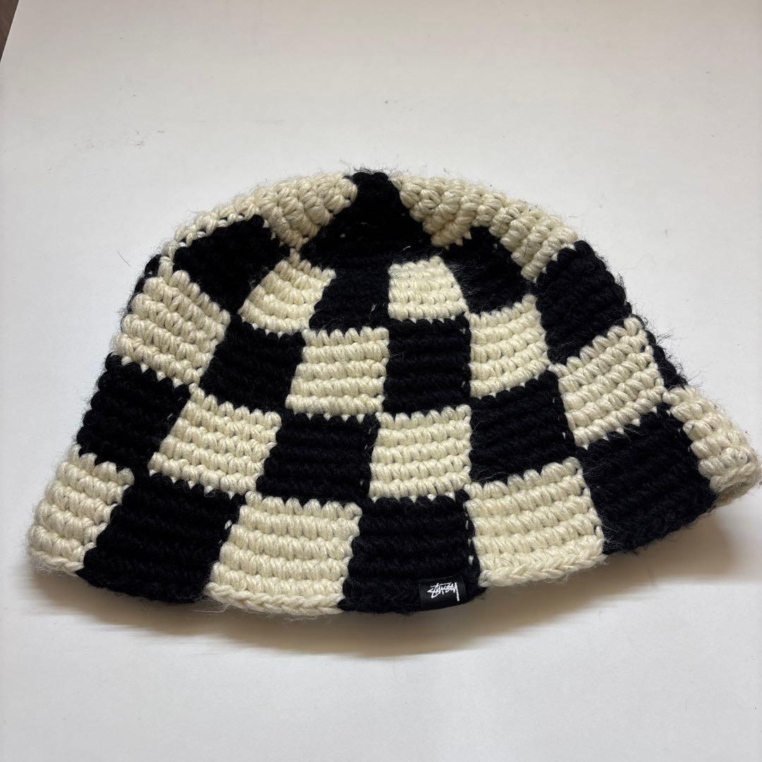 Stussy チェッカーパターン バケットハット