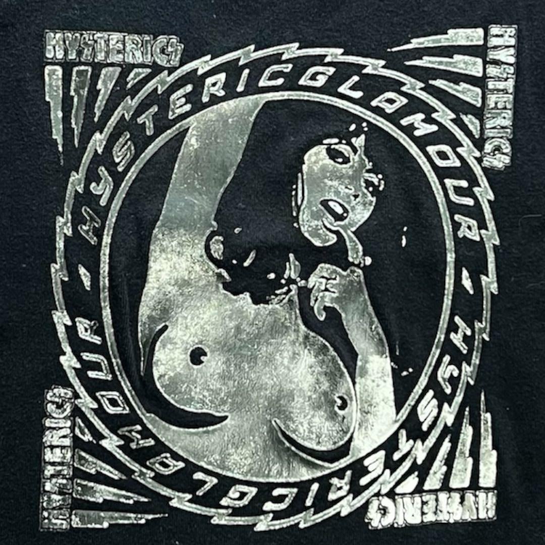 90S ヒステリックグラマー BLACK×SILVER タンク 初期タグ Y2K