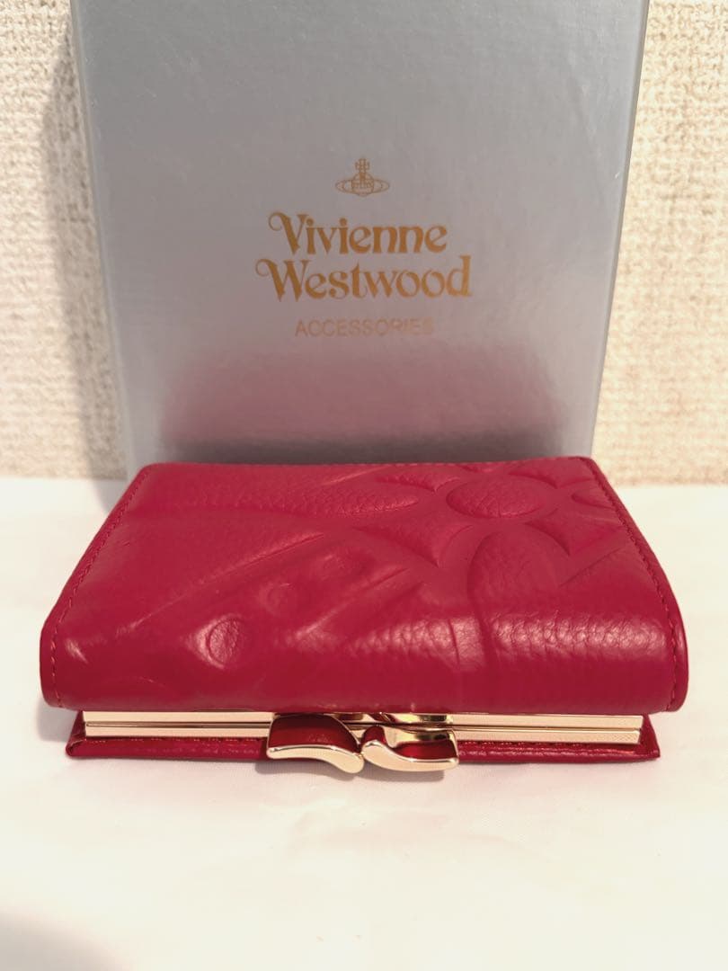【新品未使用】Vivienne Westwood 三つ折り財布 レッド 大人気