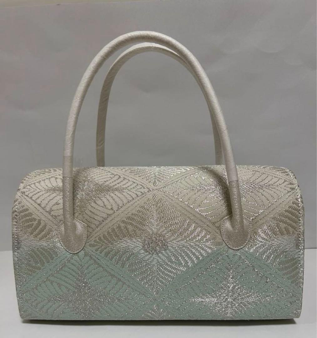 花！着物ようバック　かぶせバッグ　和装バック　あおりバック　利休バック