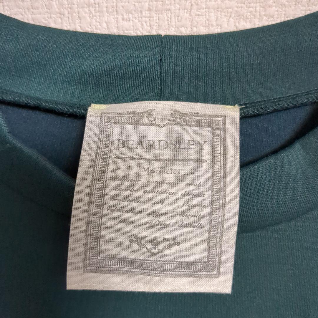 BEARDSLEY ✨洗える 後ろフレアバイカラーワンピース フリーサイズ