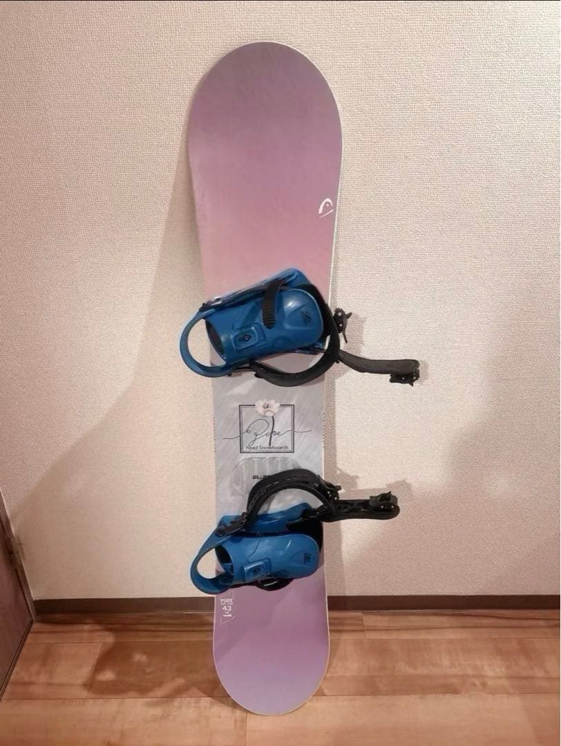【美品】スノーボード HEAD pure 板 靴 カバー付き ブーツ 4点セット