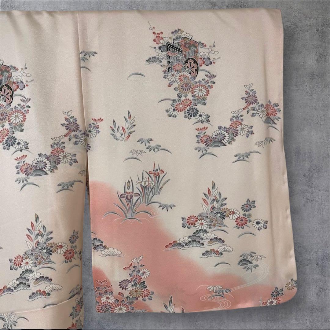 k148 セール価格変更済 訪問着 4点フルセット 身丈153裄丈65