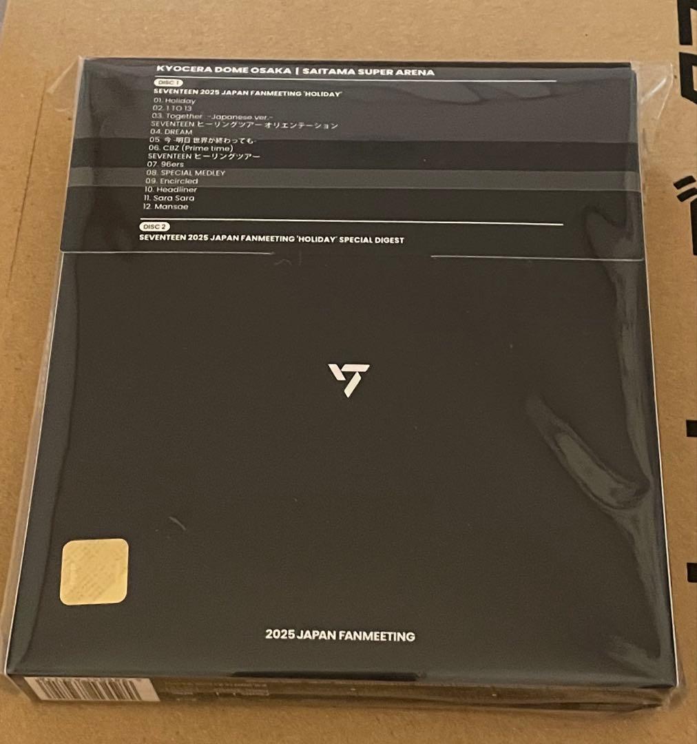 SEVENTEEN HOLIDAY DVD ファンミ　新品未開封　Blu-ray