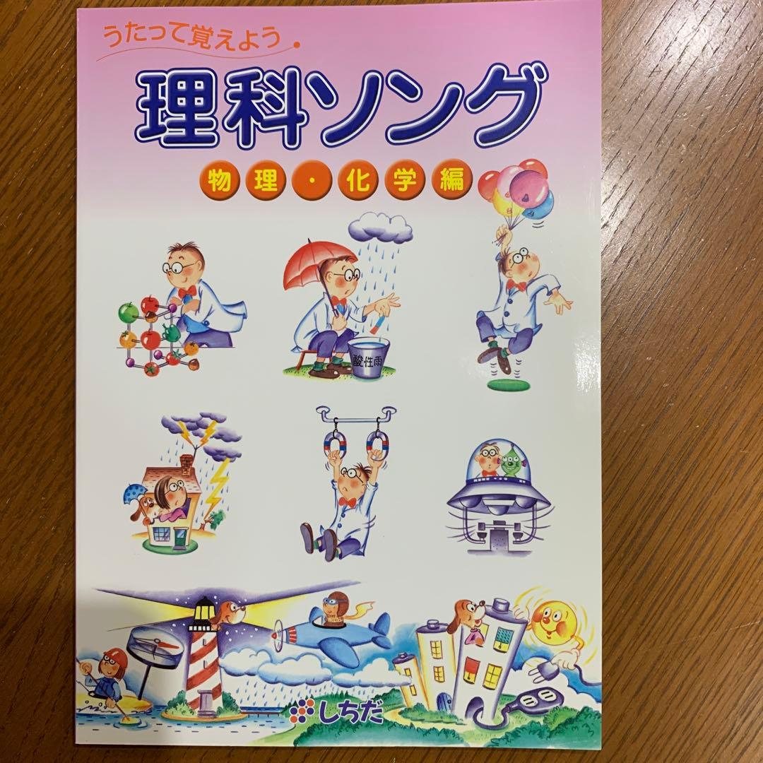 七田式　社会科ソング　理科ソング　5冊セットCD付き