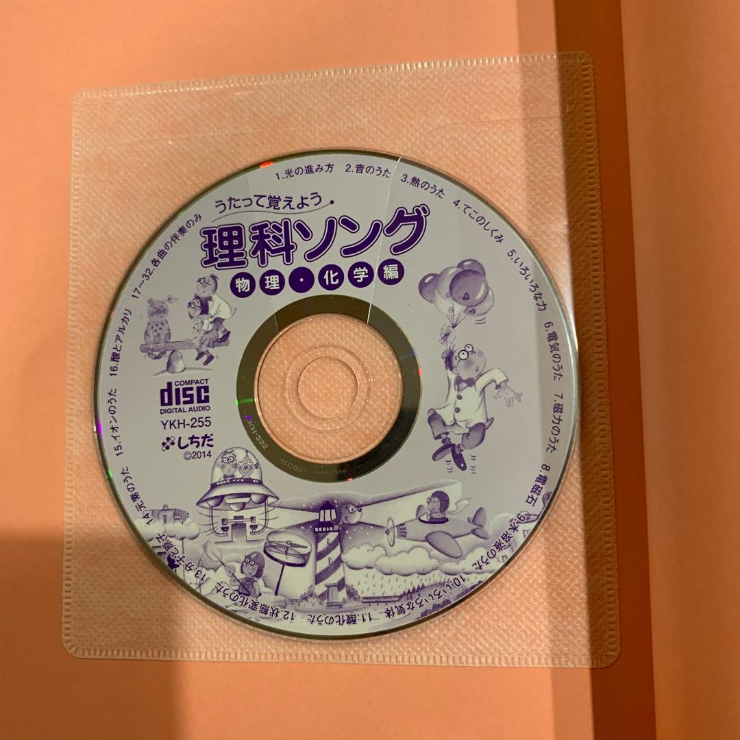 七田式　社会科ソング　理科ソング　5冊セットCD付き