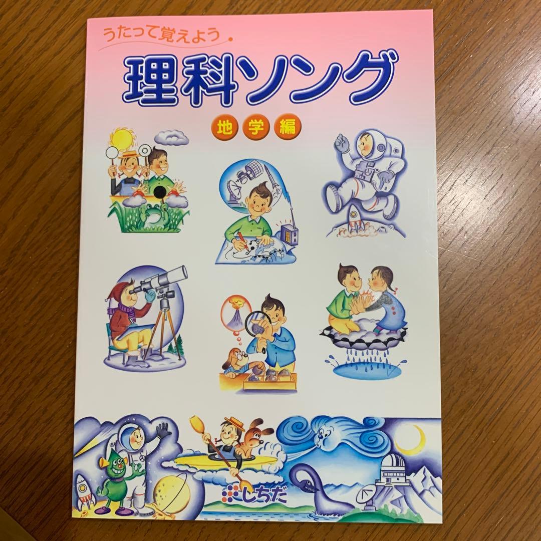 七田式　社会科ソング　理科ソング　5冊セットCD付き