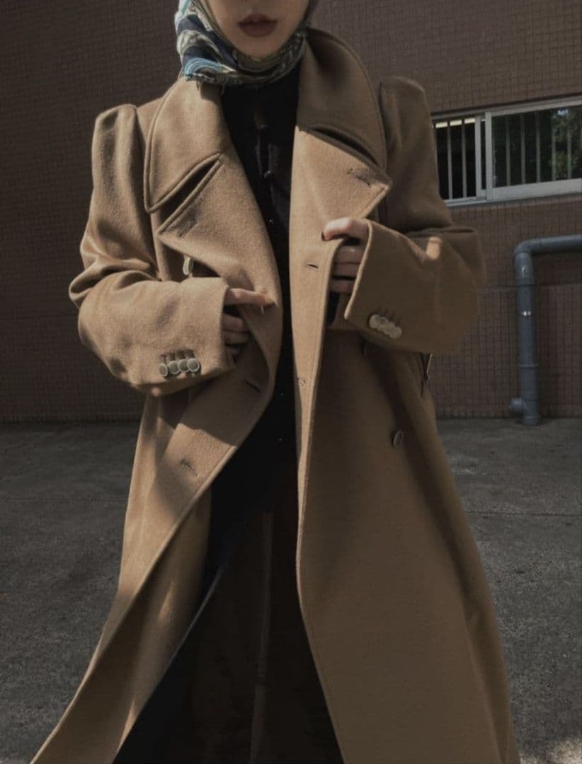 Ameri　CHARME FLARE LONG COAT