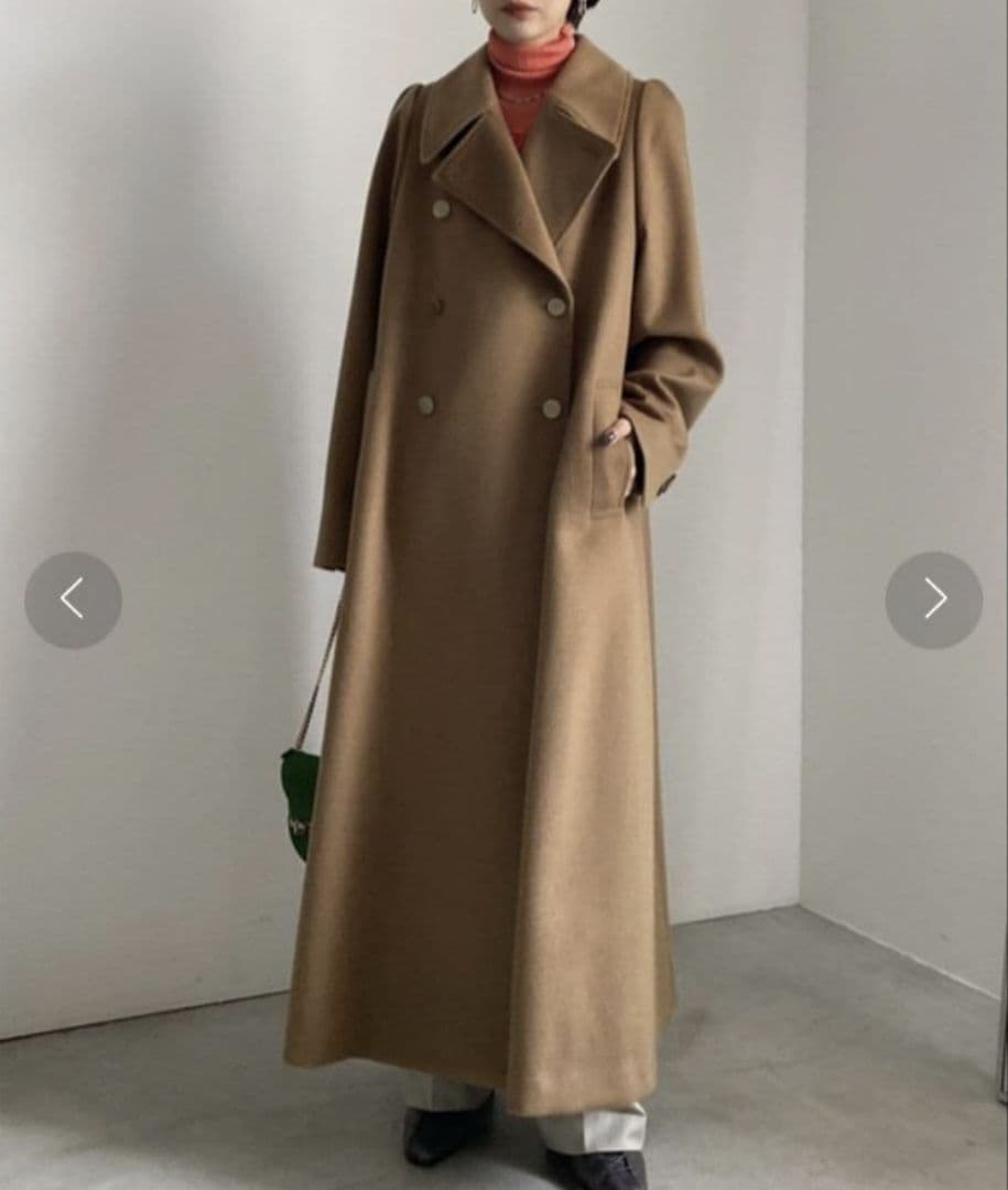 Ameri　CHARME FLARE LONG COAT