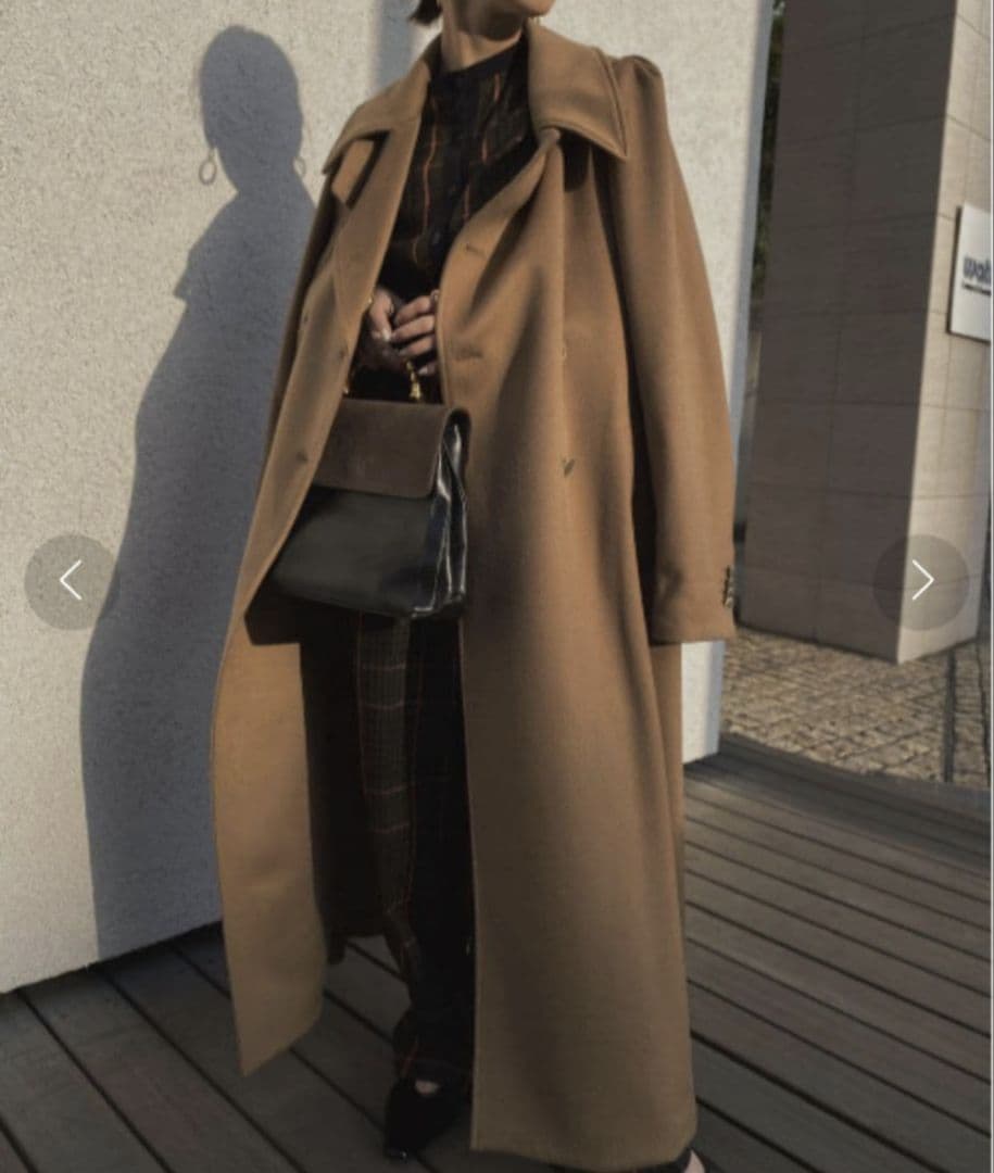 Ameri　CHARME FLARE LONG COAT