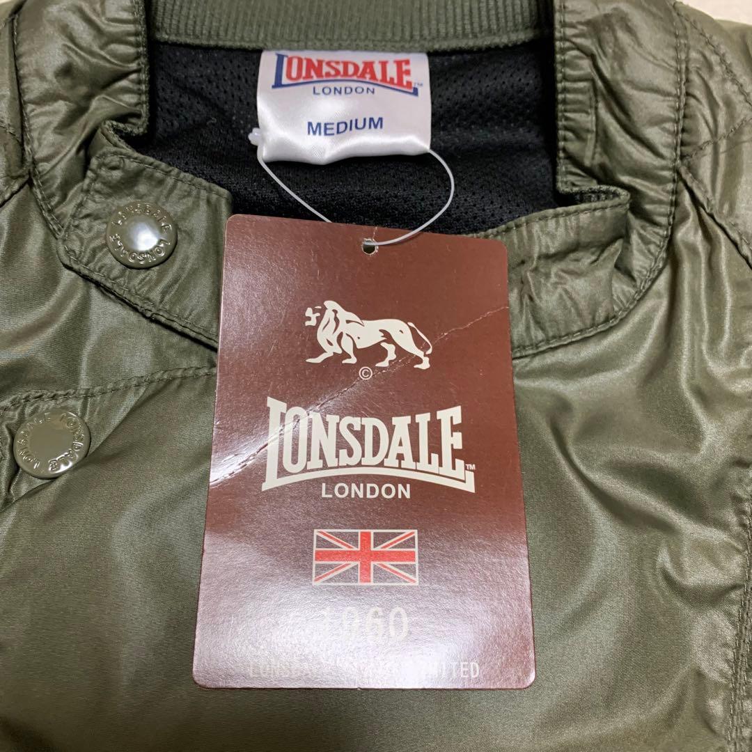 ひろ【Lonsdale】フライトジャケット　ライダース　ナイロンジャケット