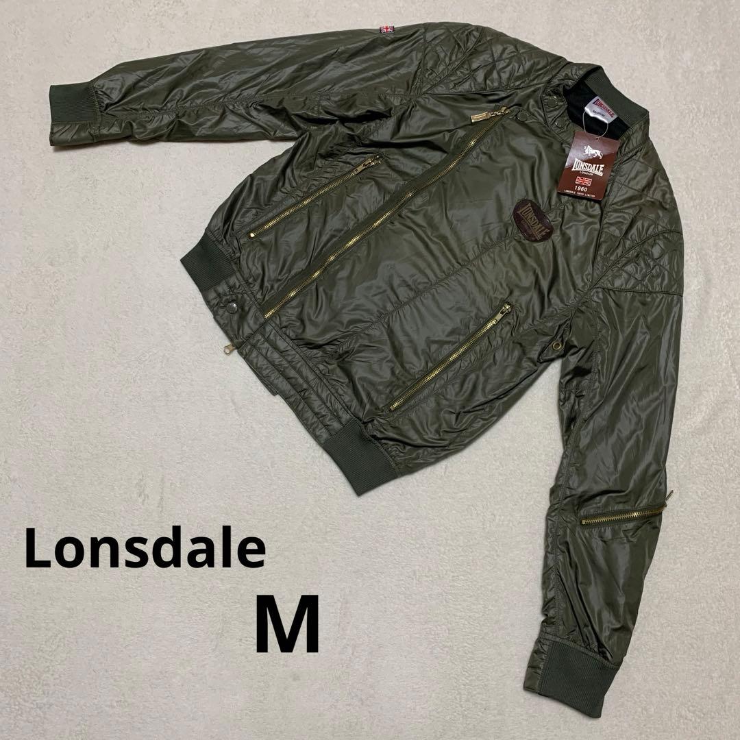 ひろ【Lonsdale】フライトジャケット　ライダース　ナイロンジャケット