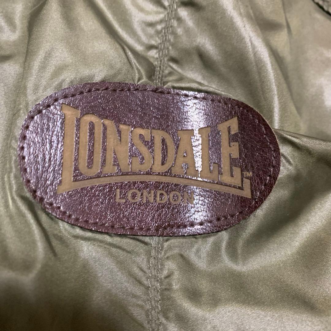 ひろ【Lonsdale】フライトジャケット　ライダース　ナイロンジャケット