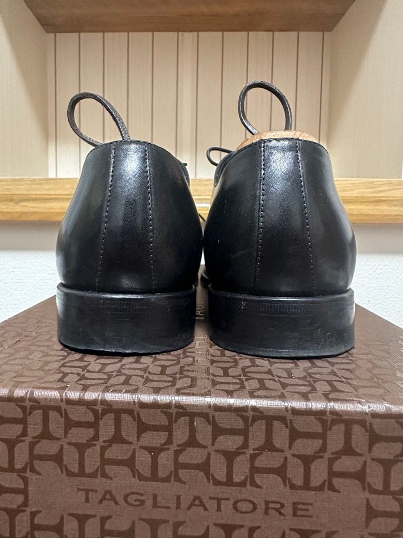 【美品】Ermenegildo Zegnaゼニア Uチップイタリア製51/2 黒