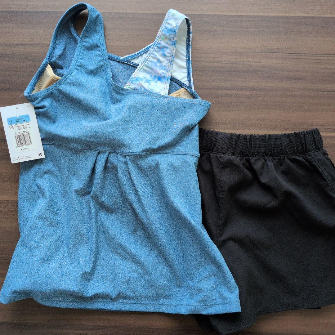 Nike スポーツ用水着 ブルー/ブラック Mサイズ