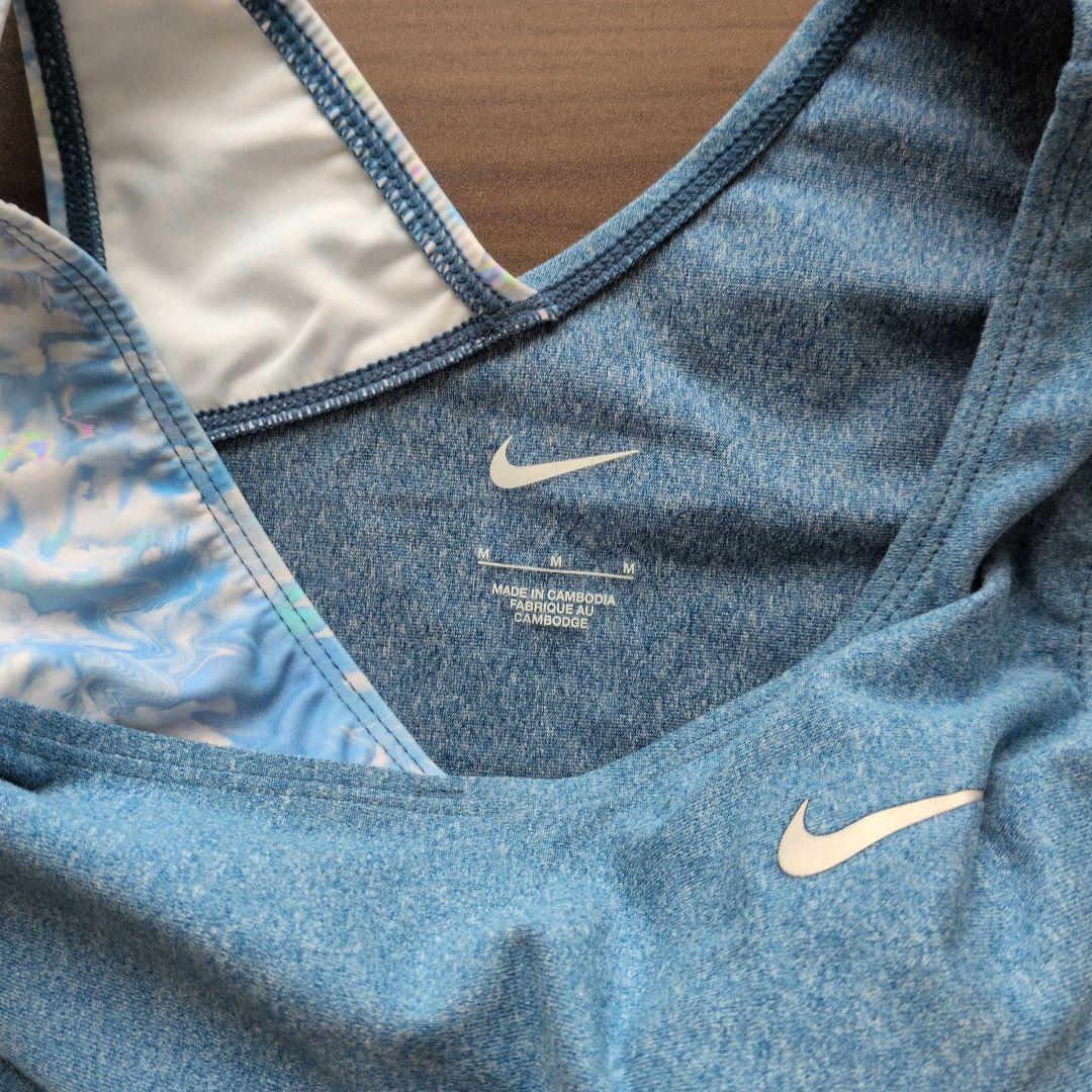 Nike スポーツ用水着 ブルー/ブラック Mサイズ
