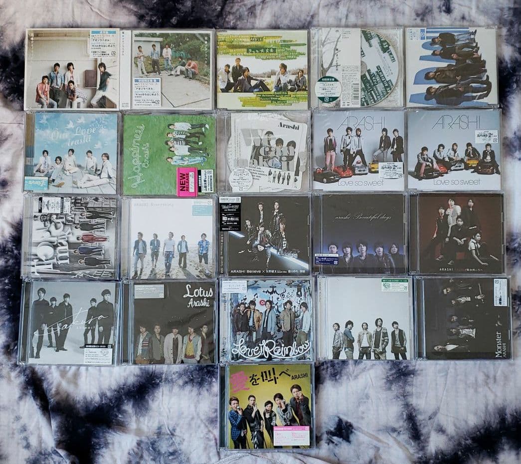 嵐　シングルまとめ売り　20枚新品未使用　未開封商品、21枚中古
