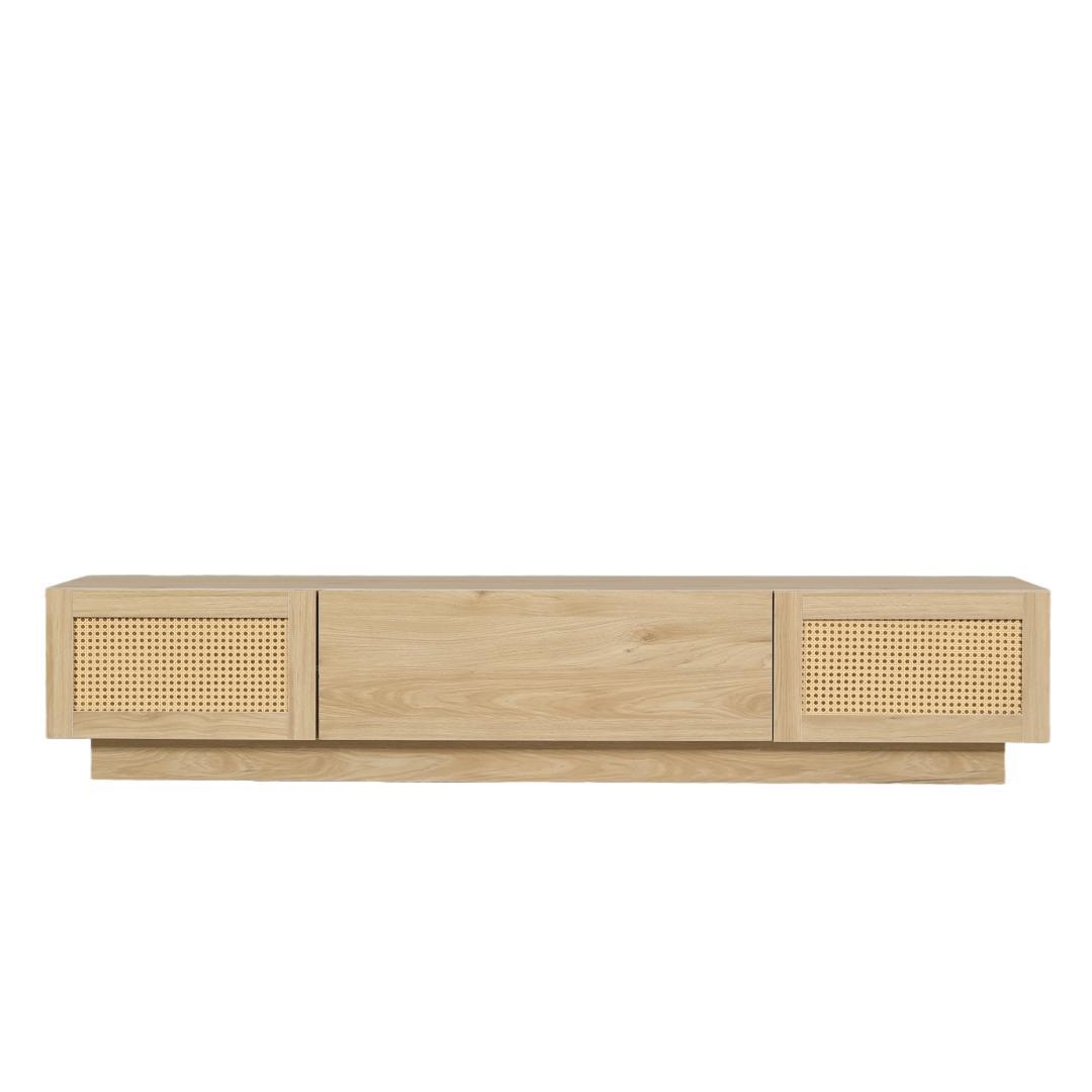 タイムセール！【幅180cm】テレビ台　引出し収納　リビングボードNATURAL