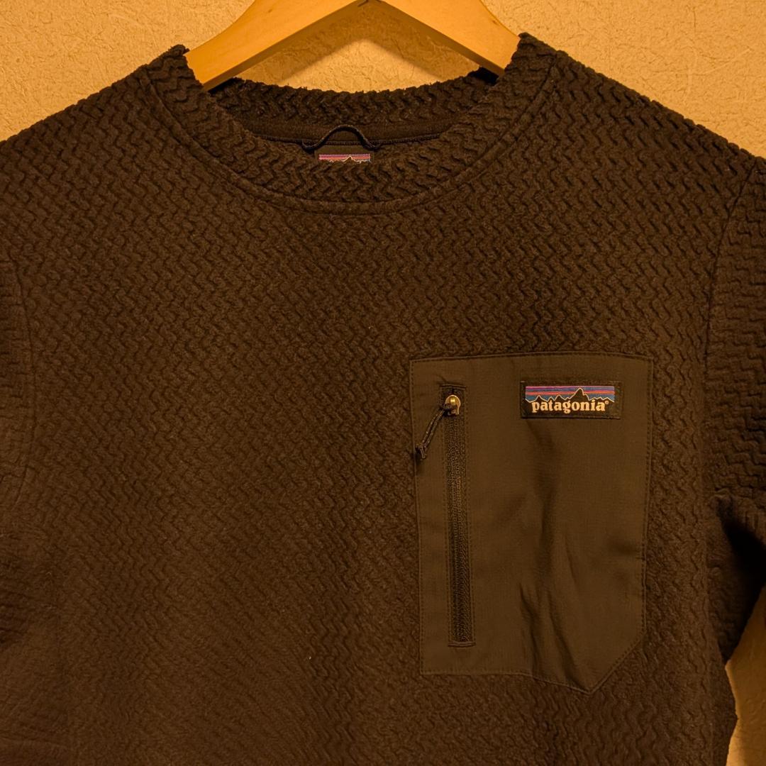 パタゴニア メンズ・R1エア・クルー ブラック