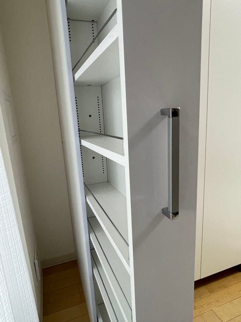 【ボックス付き収納ワゴン】リバーシブル(ホワイト/シルバー)ディノス