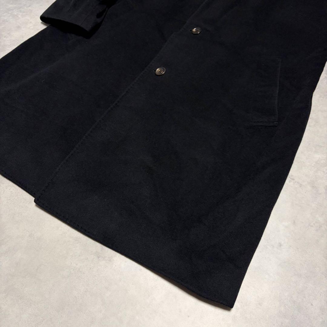 希少 L８ カシミヤ100% チェスターコート 黒 archive 大きい