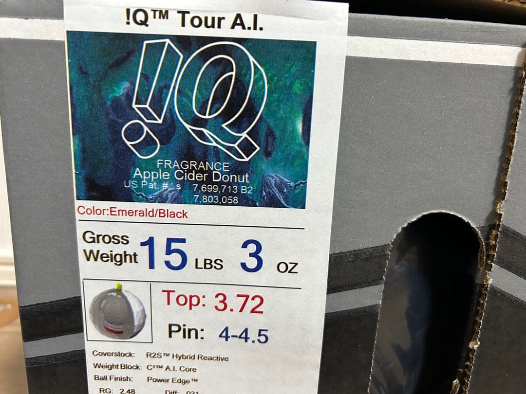 送料込み【新品】IQツアーA.I.　ストーム　15ポンド3オンス　9