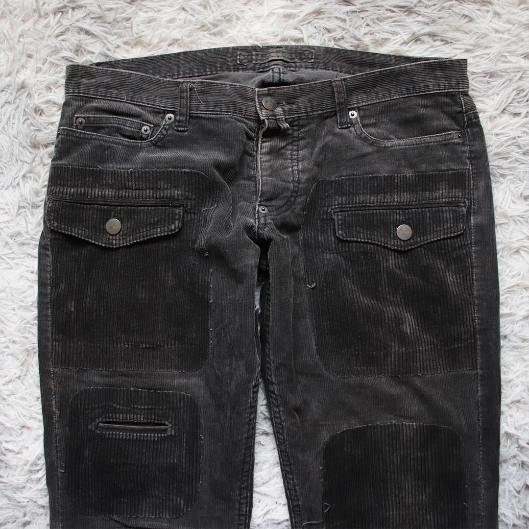 希少✨MIHARA YASUHIRO パッチワークコーデュロイフレアパンツ