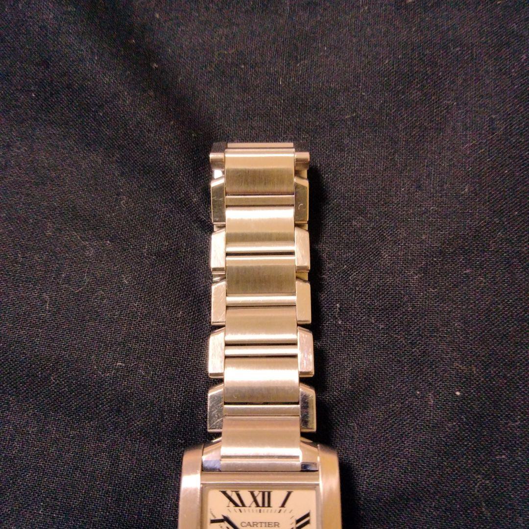 【クリーニング研磨済】 カルティエ タンクフランセーズSM W51008Q3