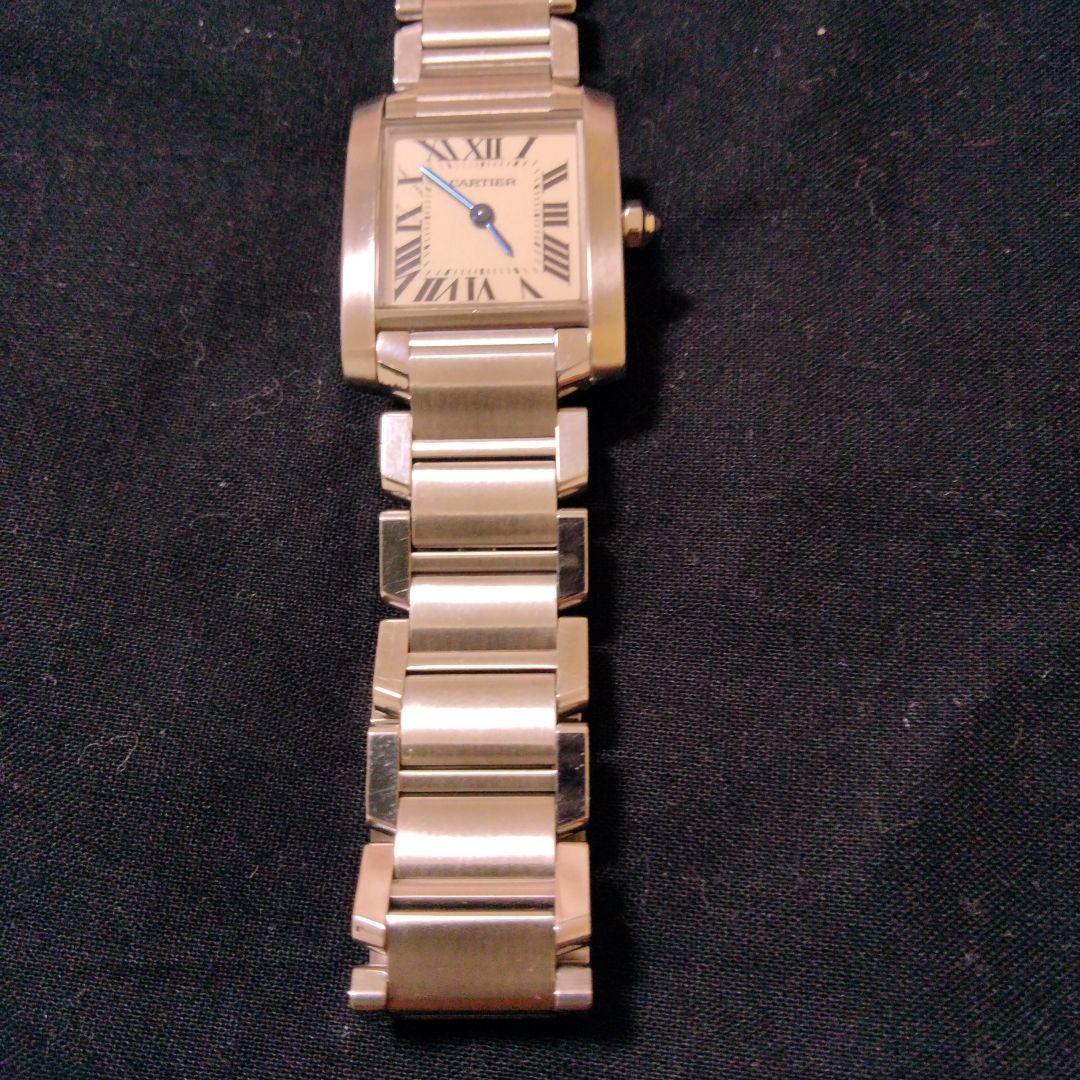 【クリーニング研磨済】 カルティエ タンクフランセーズSM W51008Q3